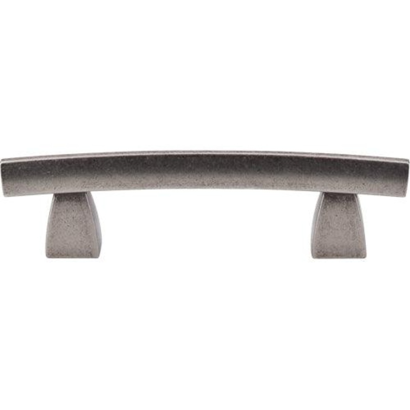 Top Knobs TK3PTA Arched Pull 3 (c-c) – Pewter Antique