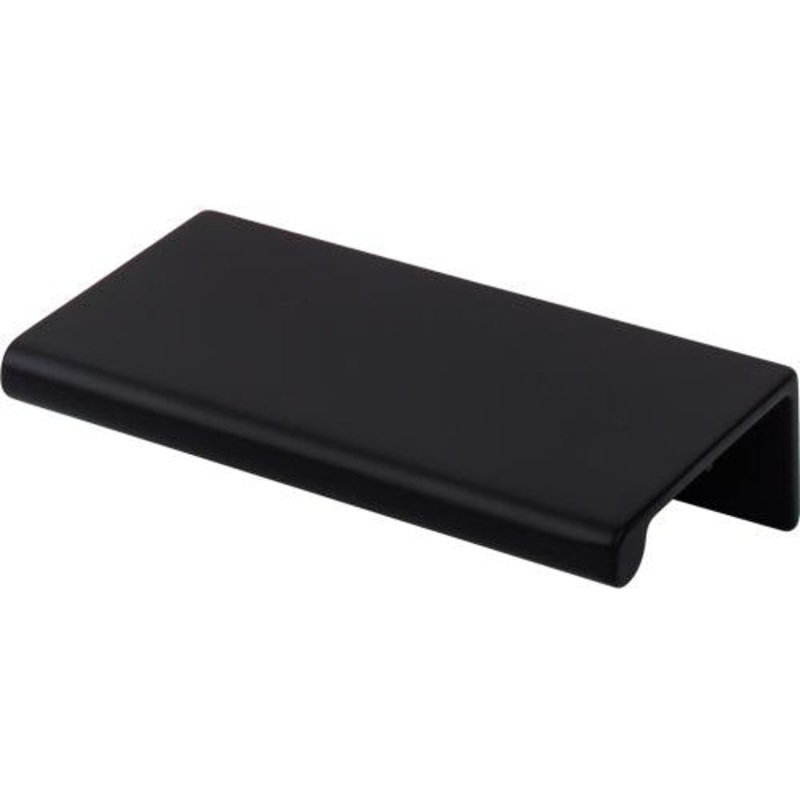 Top Knobs TK501BLK Europa Tab Pull 3 – Flat Black