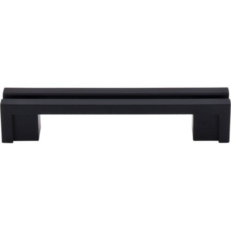 Top Knobs TK55BLK Flat Rail Pull 3 1/2 (c-c) – Flat Black