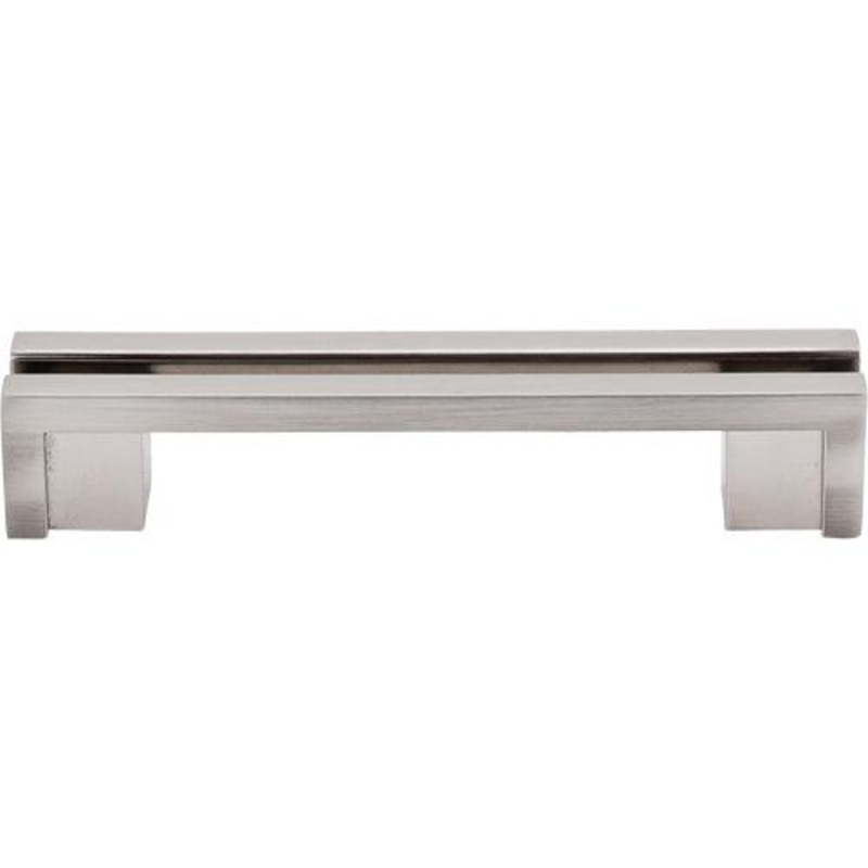 Top Knobs TK55BSN Flat Rail Pull 3 1/2 (c-c) – Brushed Satin Nickel
