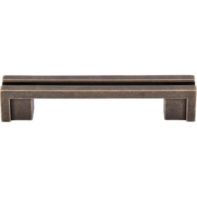 Top Knobs TK55GBZ Flat Rail Pull 3 1/2 (c-c) – German Bronze