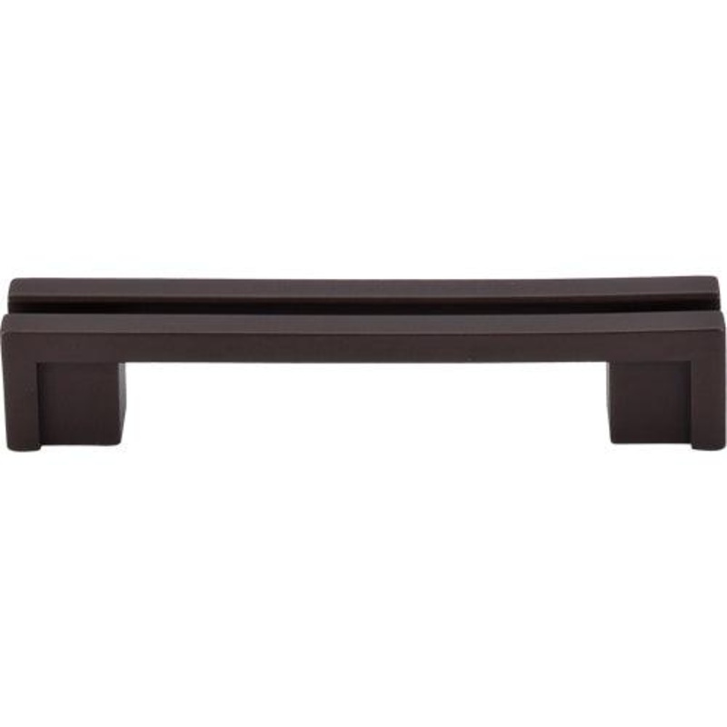 Top Knobs TK55ORB Flat Rail Pull 3 1/2 (c-c) – Oil Rubbed Bronze