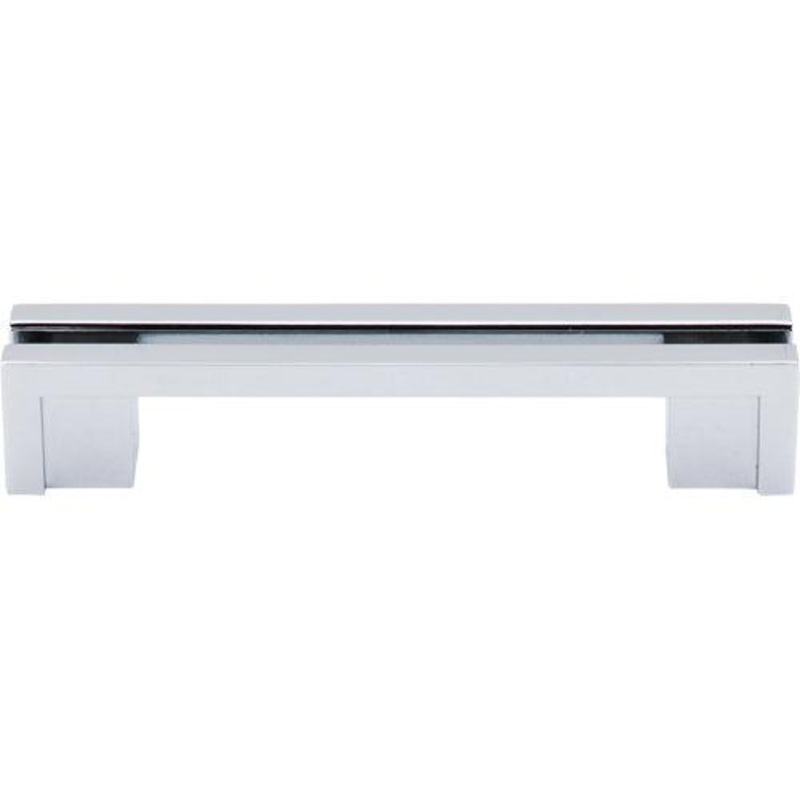 Top Knobs TK55PC Flat Rail Pull 3 1/2 (c-c) – Polished Chrome