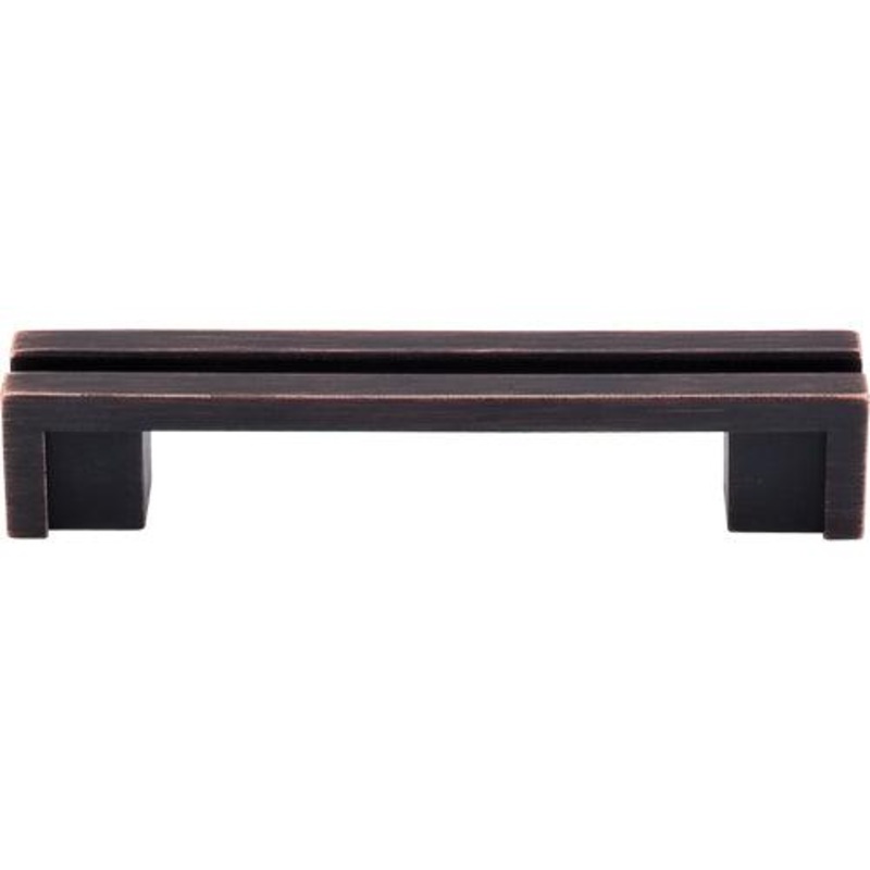 Top Knobs TK55TB Flat Rail Pull 3 1/2 (c-c) – Tuscan Bronze