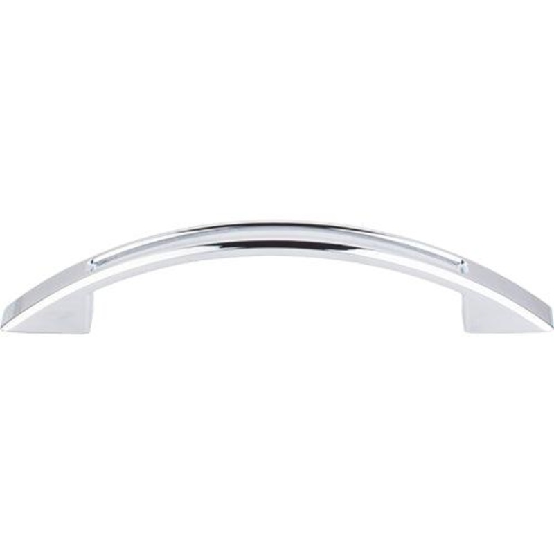 Top Knobs TK618PC Tango Cut Out Pull 3 3/4 (c-c) – Polished Chrome