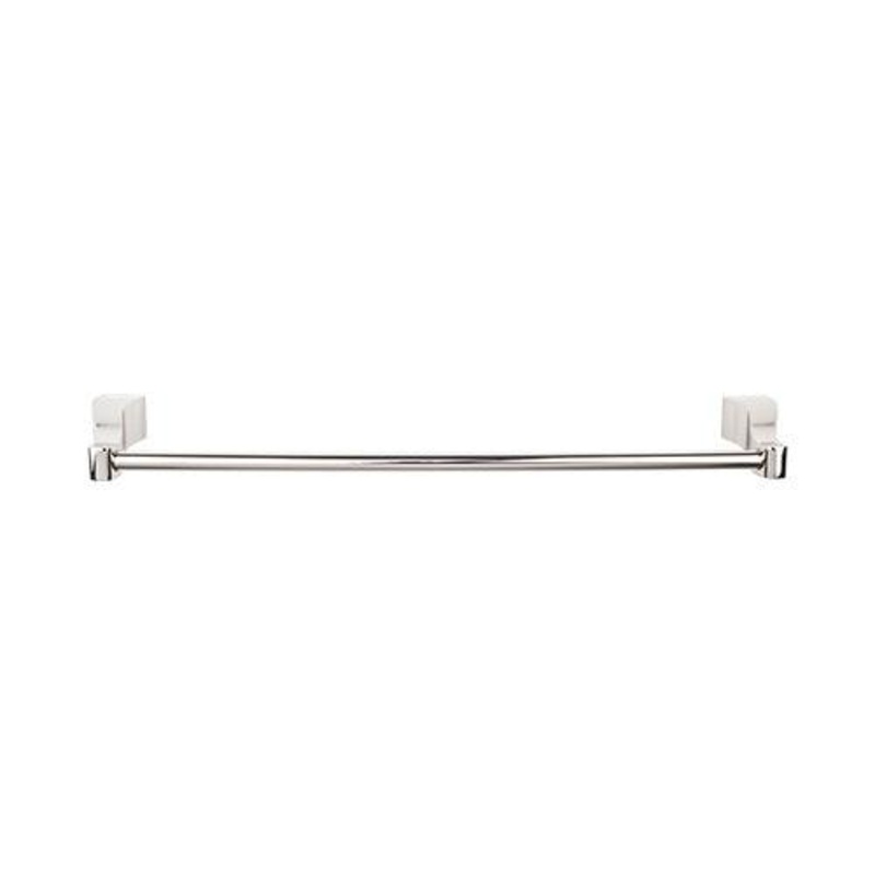 Top Knobs AQ6PN Aqua Bath 18 Single Towel Bar – Polished Nickel