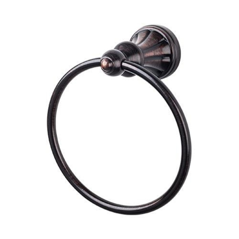 Top Knobs HUD5TB Hudson Bath Ring – Tuscan Bronze