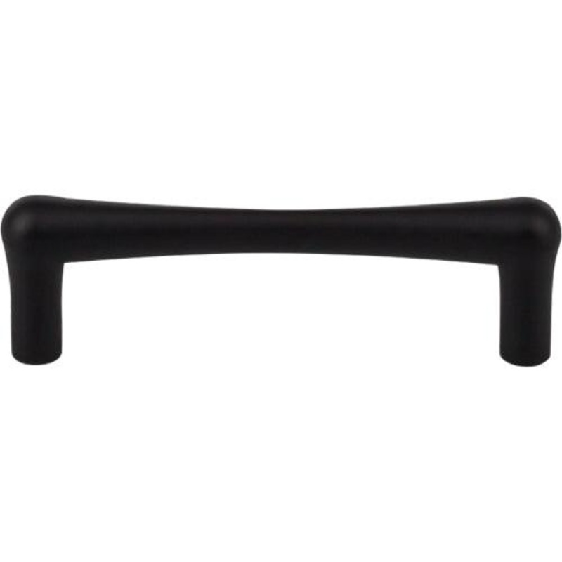 Top Knobs TK763BLK Brookline Pull 3 3/4 (c-c) – Flat Black