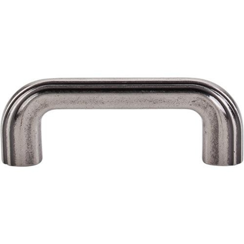 Top Knobs TK222PTA Victoria Falls Pull 3 (c-c) – Pewter Antique