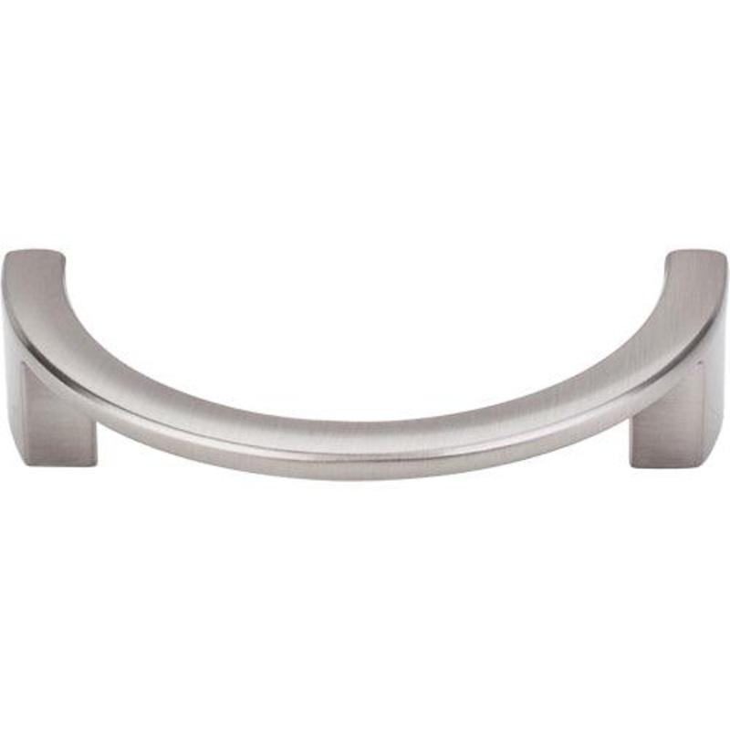 Top Knobs TK53BSN Half Circle Open Pull 3 1/2 (c-c) – Brushed Satin Nickel