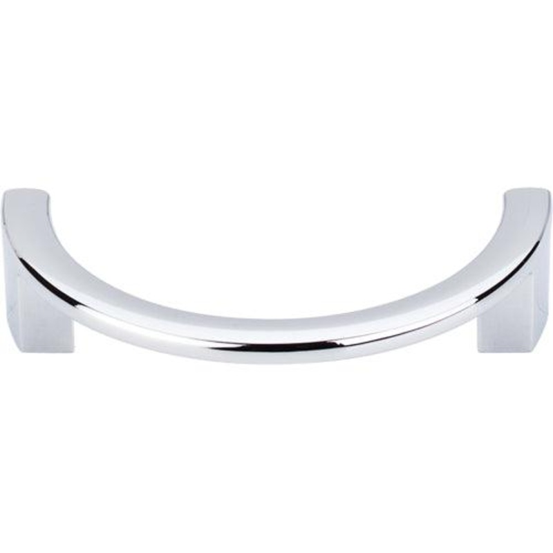 Top Knobs TK53PC Half Circle Open Pull 3 1/2 (c-c) – Polished Chrome