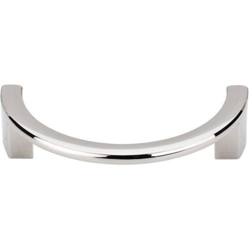 Top Knobs TK53PN Half Circle Open Pull 3 1/2 (c-c) – Polished Nickel
