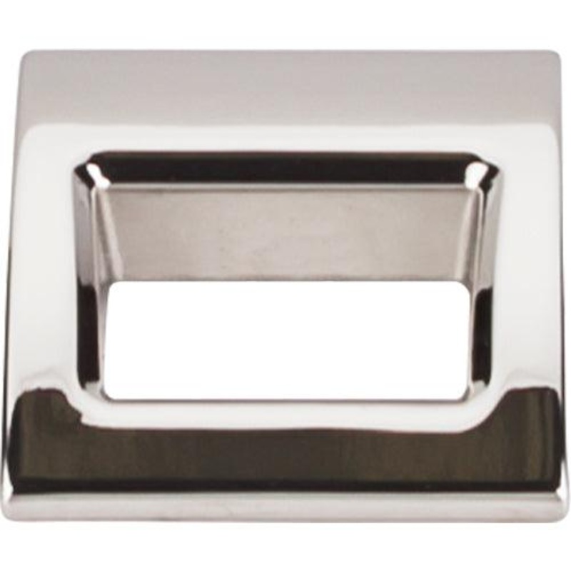 Top Knobs TK615PN Tango Finger Pull Small 1 1/8 – Polished Nickel