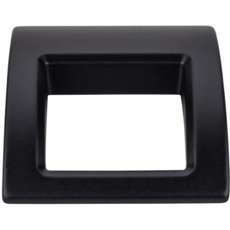 Top Knobs TK616BLK Tango Finger Pull Large 1 1/2 – Flat Black