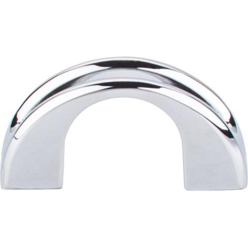 Top Knobs TK617PC Tango U Finger Pull 2 – Polished Chrome