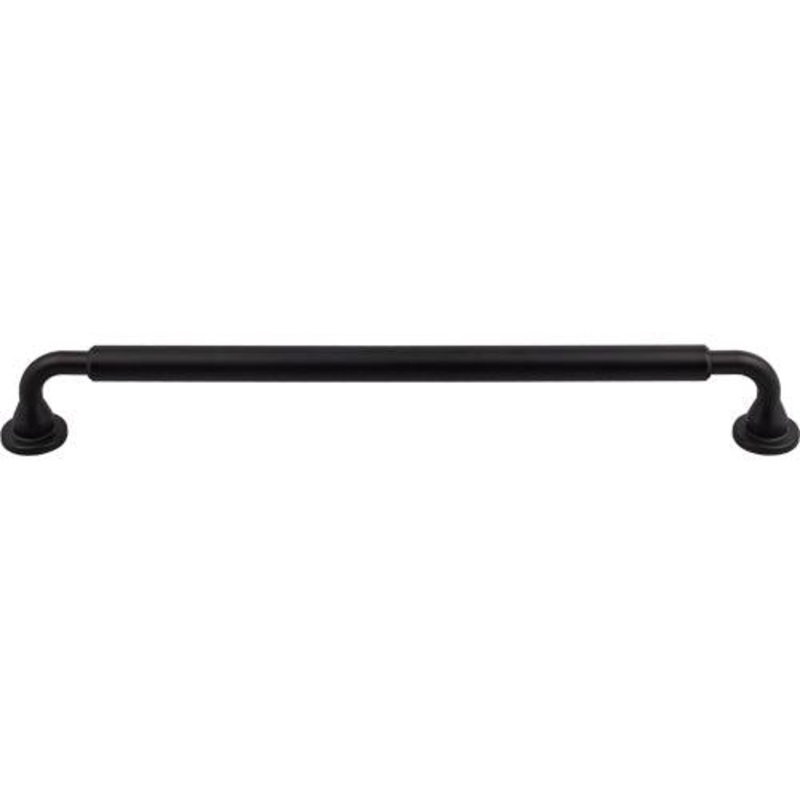 Top Knobs TK828BLK Lily Appliance Pull 12 (c-c) – Flat Black