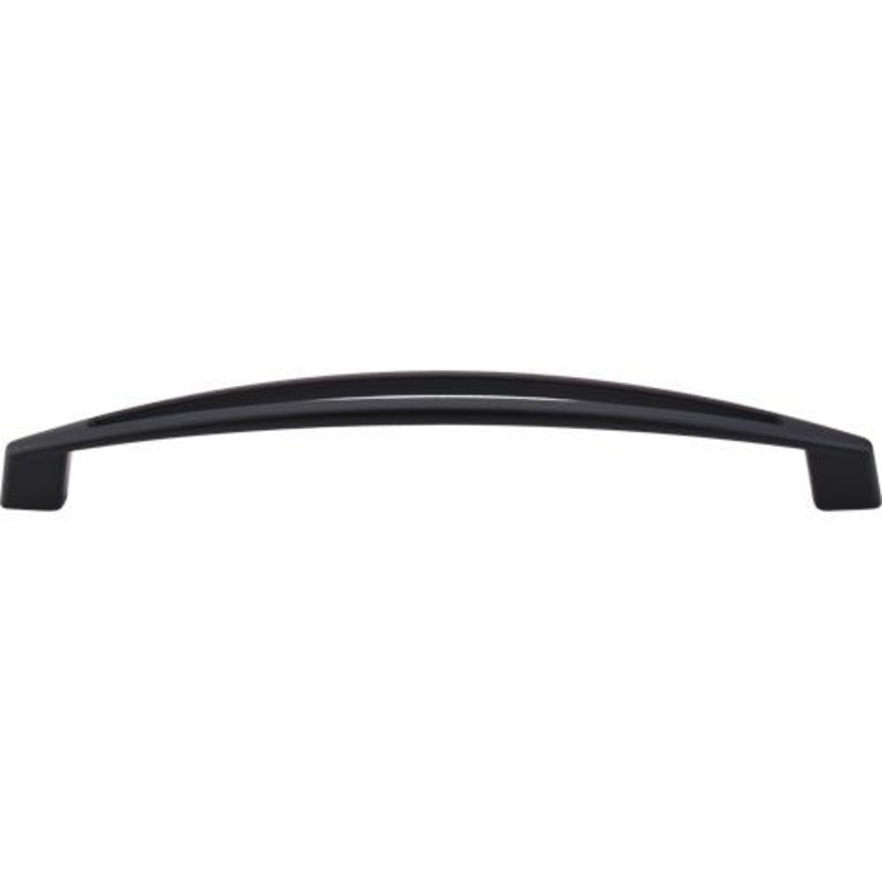 Top Knobs TK147BLK Verona Appliance Pull 12 (c-c) – Flat Black