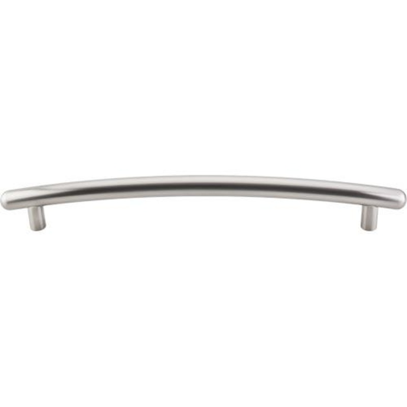 Top Knobs TK170BSN Curved Appliance Pull 12 (c-c) – Brushed Satin Nickel