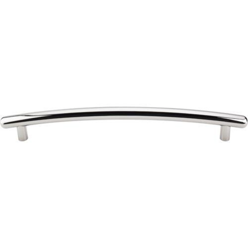 Top Knobs TK170PN Curved Appliance Pull 12 (c-c) – Polished Nickel