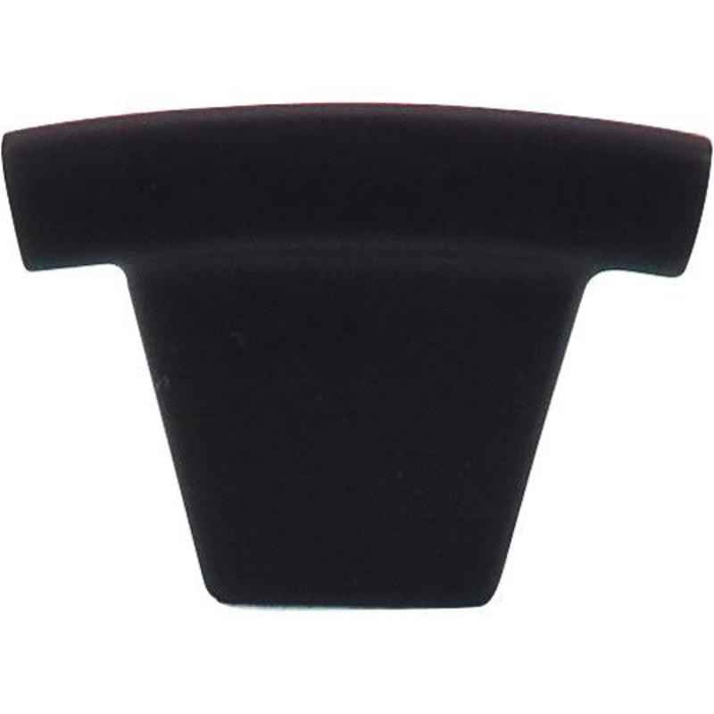 Top Knobs TK1BLK Arched Knob 1 1/2 – Flat Black