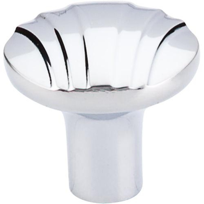 Top Knobs TK221PC Victoria Falls & Sydney Knob 1 1/4 – Polished Chrome