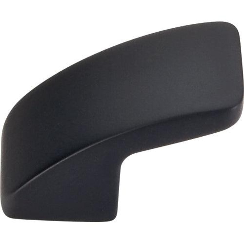 Top Knobs TK52BLK Thumb Knob 3/4 – Flat Black