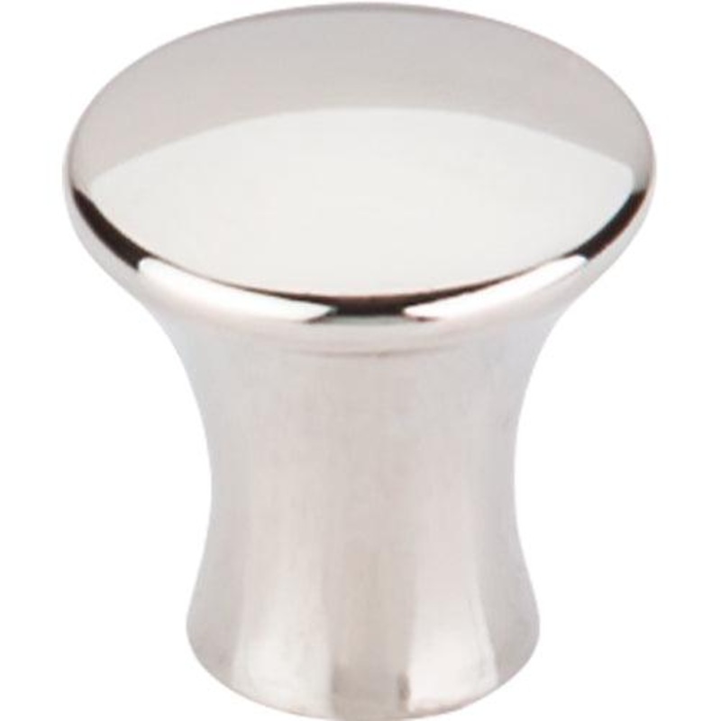 Top Knobs TK590PN Oculus Round Knob Small 7/8 – Polished Nickel