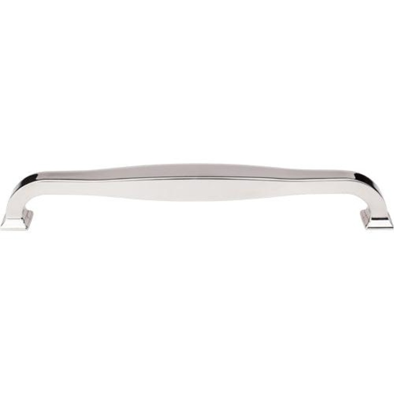 Top Knobs TK728PN Contour Appliance Pull 12 (c-c) – Polished Nickel