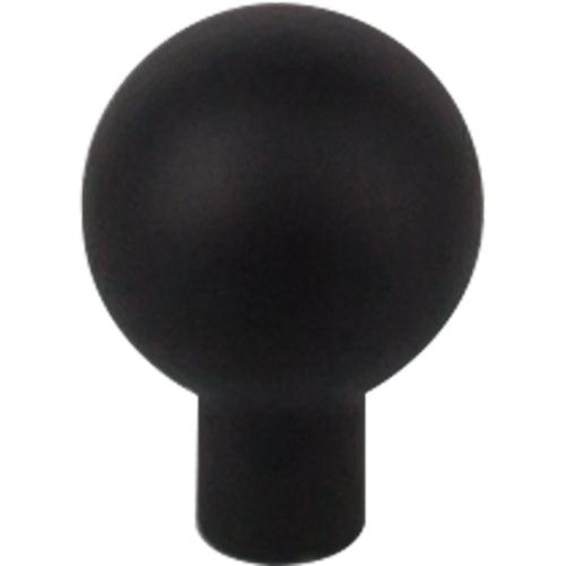 Top Knobs TK760BLK Brookline Knob 7/8 – Flat Black