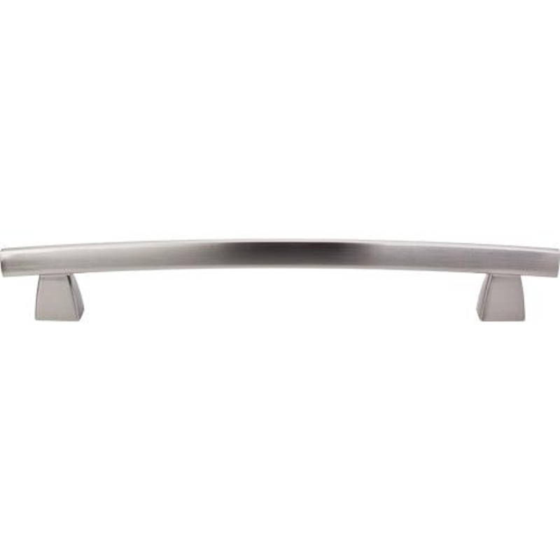 Top Knobs TK7BSN Arched Appliance Pull 12 (c-c) – Brushed Satin Nickel