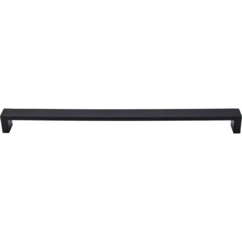 Top Knobs TK253BLK Modern Metro Pull 12 (c-c) – Flat Black