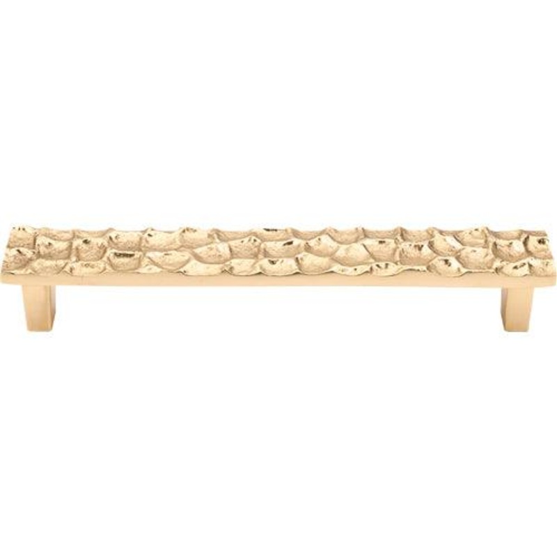 Top Knobs TK306BR Cobblestone Pull 6 5/16 (c-c) – Brass