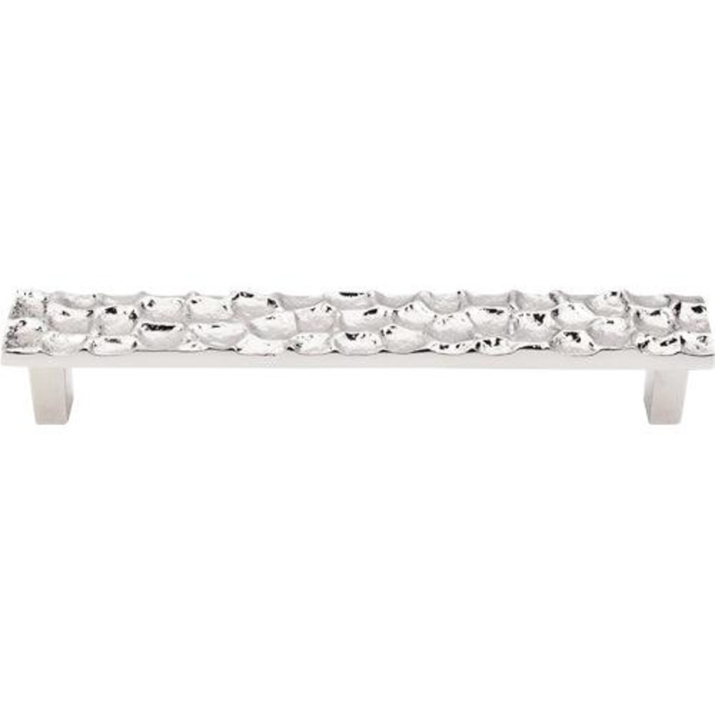 Top Knobs TK306PN Cobblestone Pull 6 5/16 (c-c) – Polished Nickel