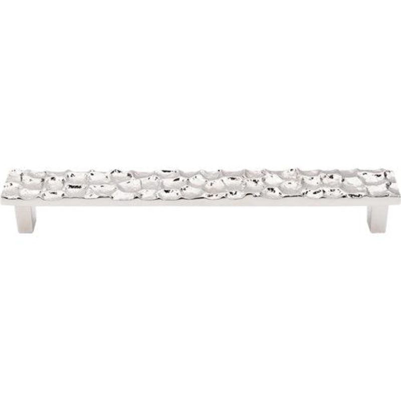 Top Knobs TK307PN Cobblestone Pull 7 9/16 (c-c) – Polished Nickel