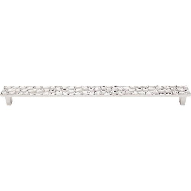 Top Knobs TK309PN Cobblestone Pull 12 9/16 (c-c) – Polished Nickel