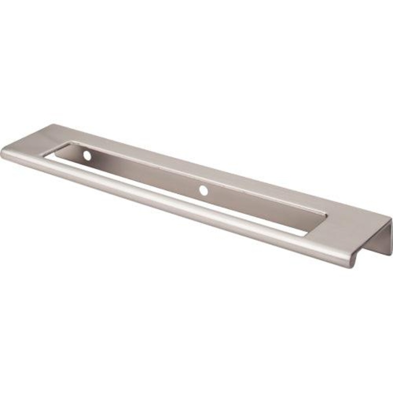 Top Knobs TK522BSN Europa Cut Out Tab Pull 6 (c-c) – Brushed Satin Nickel