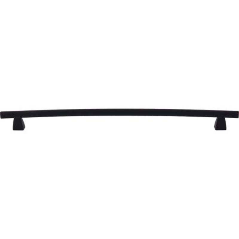 Top Knobs TK6BLK Arched Pull 12 (c-c) – Flat Black