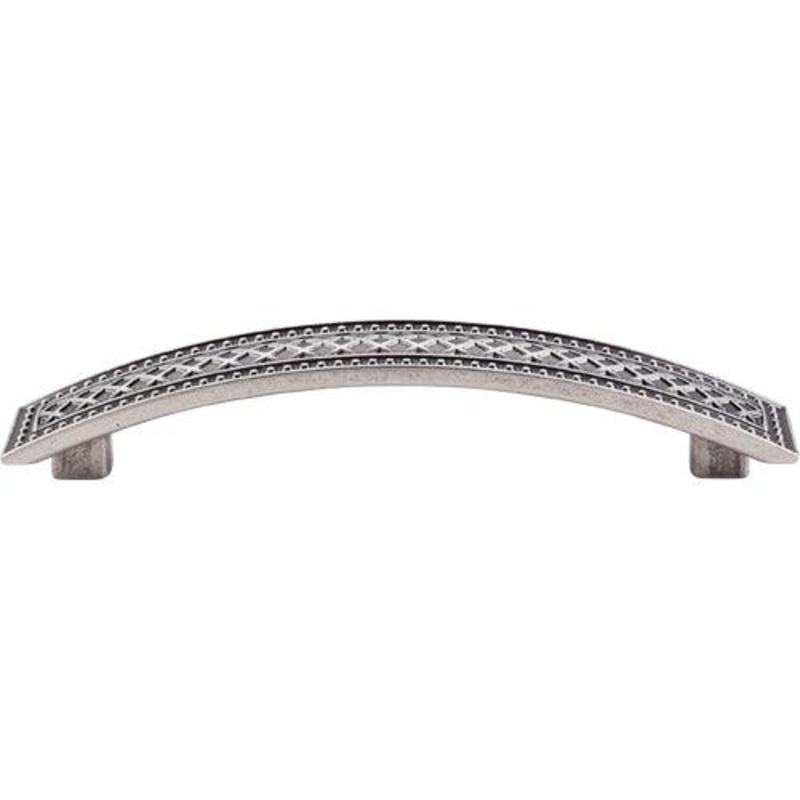 Top Knobs TK175PTA Trevi Crest Pull 5 (c-c) – Pewter Antique