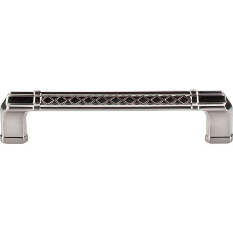 Top Knobs TK206BSN Tower Bridge Pull 5 (c-c) – Brushed Satin Nickel