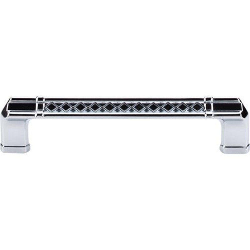 Top Knobs TK206PC Tower Bridge Pull 5 (c-c) – Polished Chrome