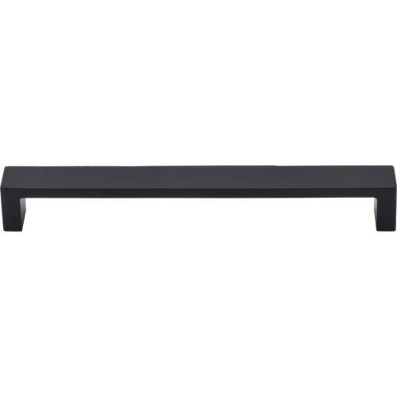 Top Knobs TK252BLK Modern Metro Pull 7 (c-c) – Flat Black