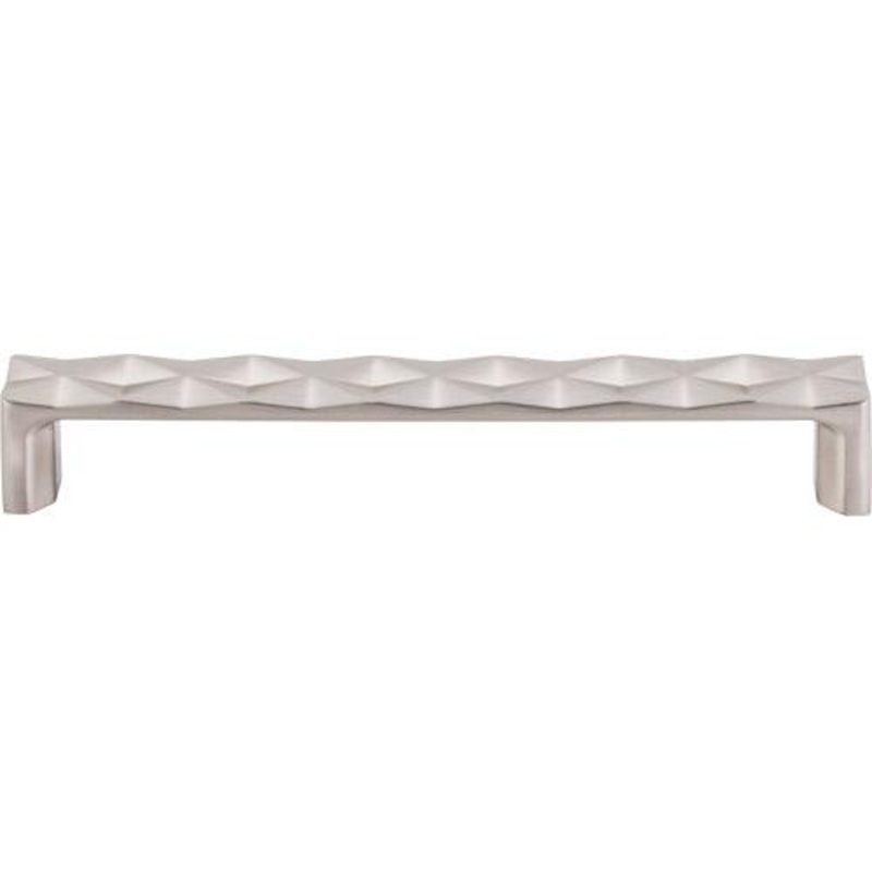 Top Knobs TK563BSN Quilted Pull 6 5/16 (c-c) – Brushed Satin Nickel