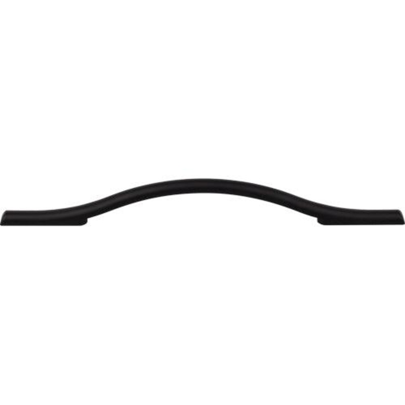 Top Knobs TK755BLK Somerdale Pull 6 5/16 (c-c) – Flat Black
