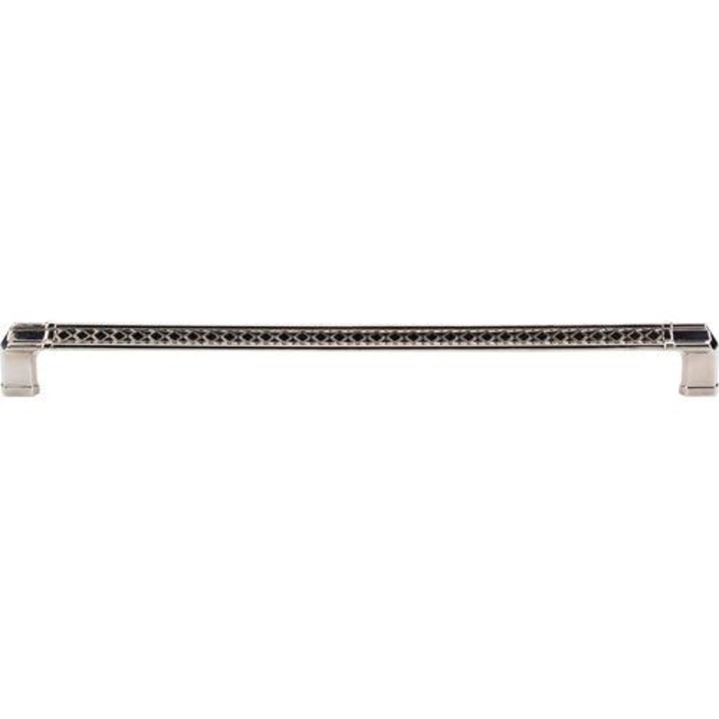 Top Knobs TK207PN Tower Bridge Pull 12 (c-c) – Polished Nickel