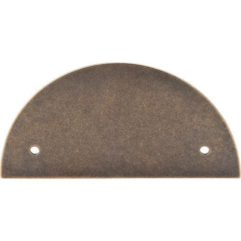 Top Knobs TK54GBZ Half Circle Backplate 3 1/2 (c-c) – German Bronze