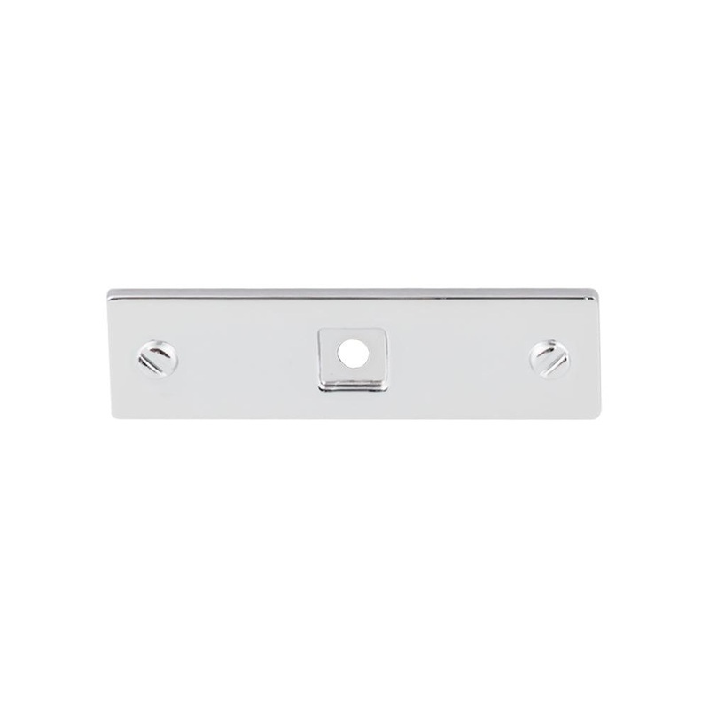 Top Knobs TK741PC Channing Backplate 3 – Polished Chrome