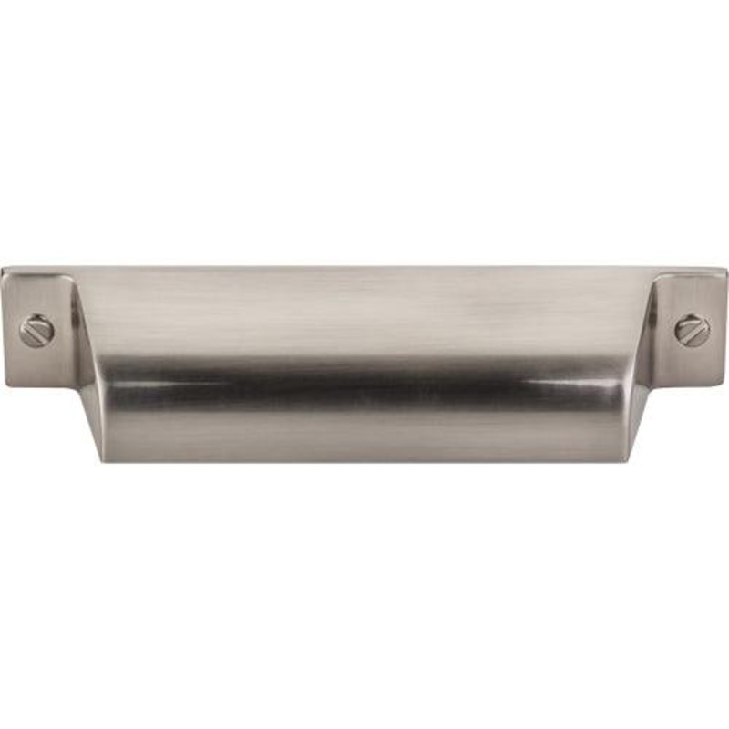 Top Knobs TK773BSN Channing Cup Pull 3 3/4 (c-c) – Brushed Satin Nickel