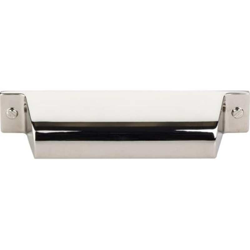 Top Knobs TK773PN Channing Cup Pull 3 3/4 (c-c) – Polished Nickel
