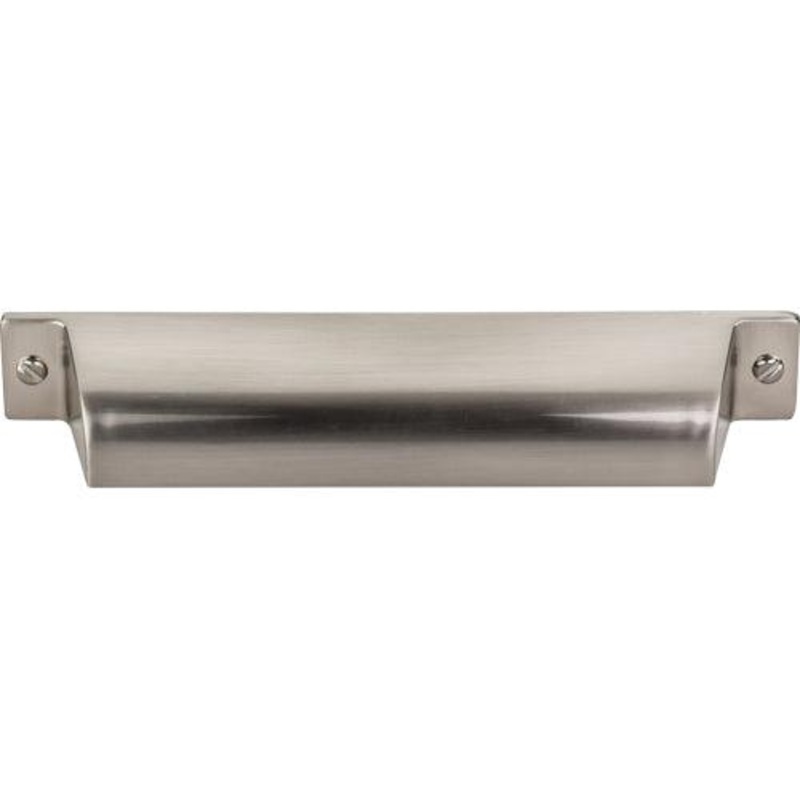 Top Knobs TK774BSN Channing Cup Pull 5 (c-c) – Brushed Satin Nickel