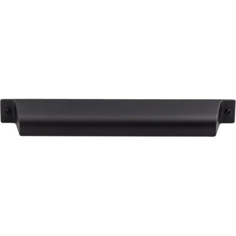 Top Knobs TK775BLK Channing Cup Pull 7 (c-c) – Flat Black